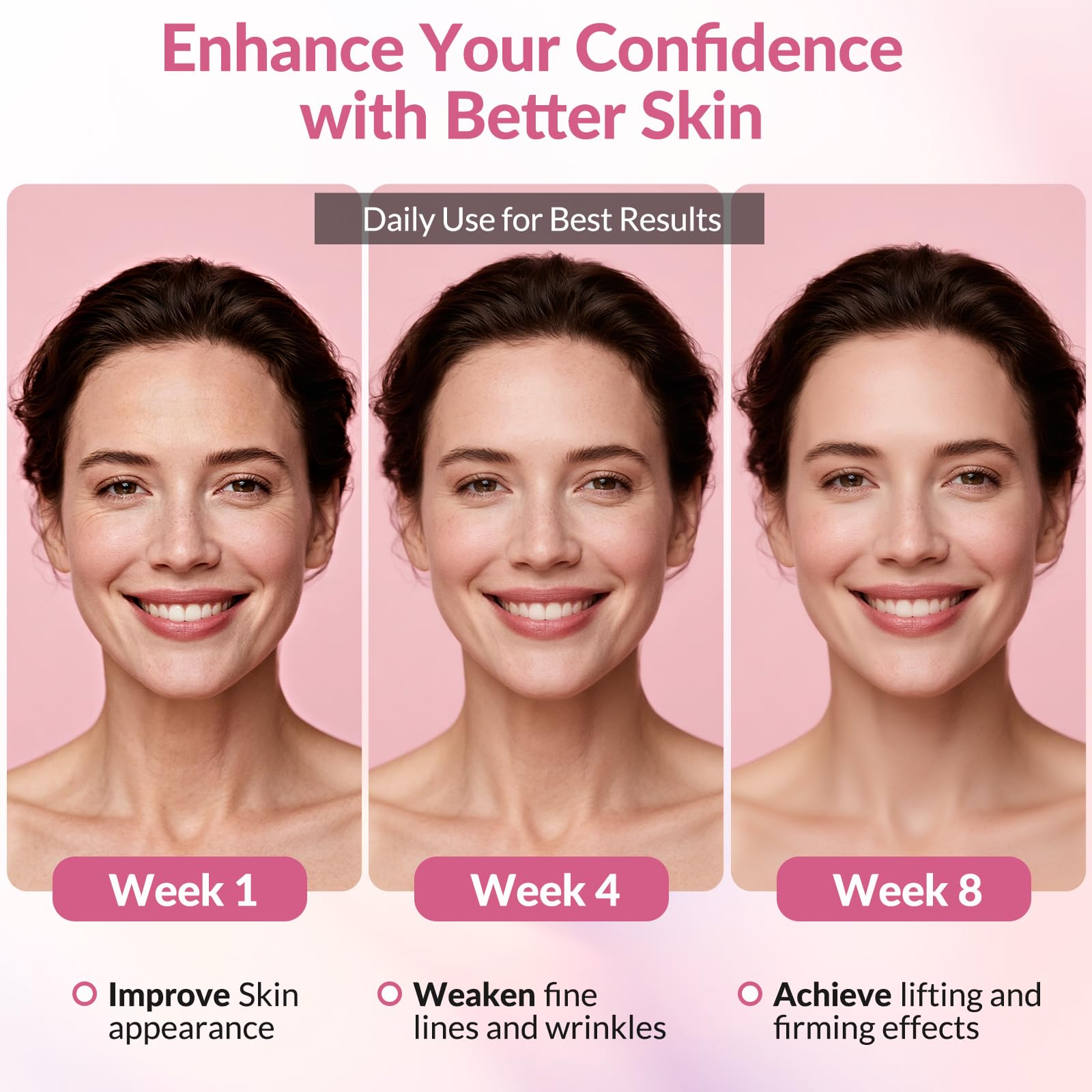 VicGFHS neck firming cream swirl on neck emphasizes hydration against dryness