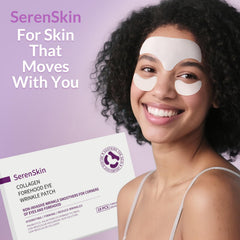 VicGFHS patches on face during a pampering application.