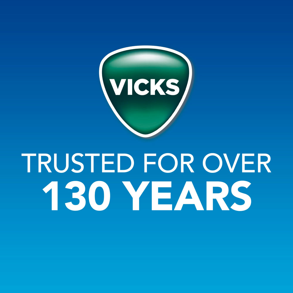 Vicks VapoStick is suitable for adults and kids aged 4 and up.