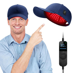 Viconor laser cap front view blue for daily scalp treatment