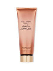 Victoria's Secret Amber Romance bottle close-up highlighting warm amber notes for evening fragrance