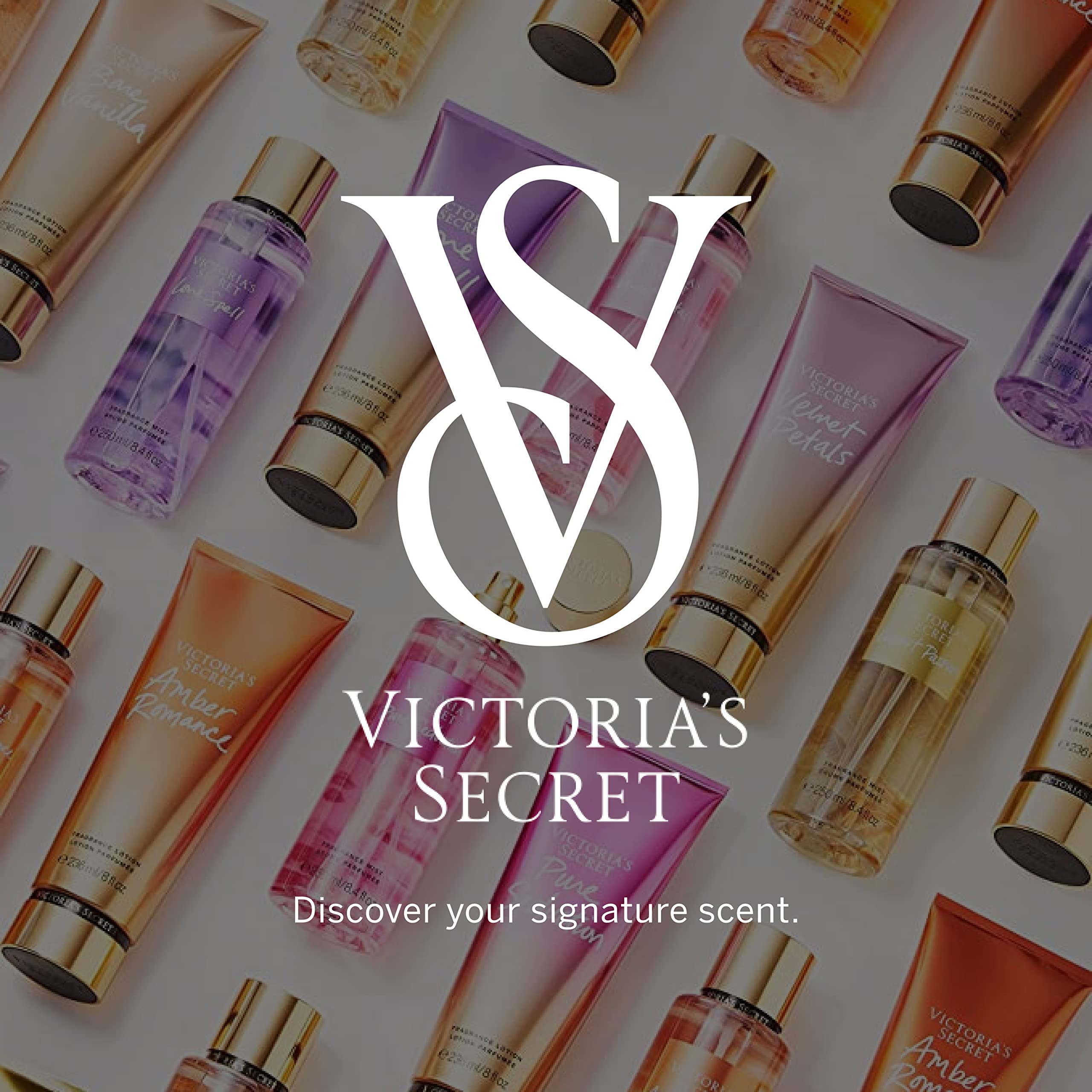 Victoria's Secret Amber Romance gift packaging scene conveys an indulgent self-care moment.