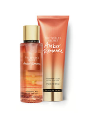 Victoria's Secret Amber Romance Mist bottle showcases warm amber for everyday wear.