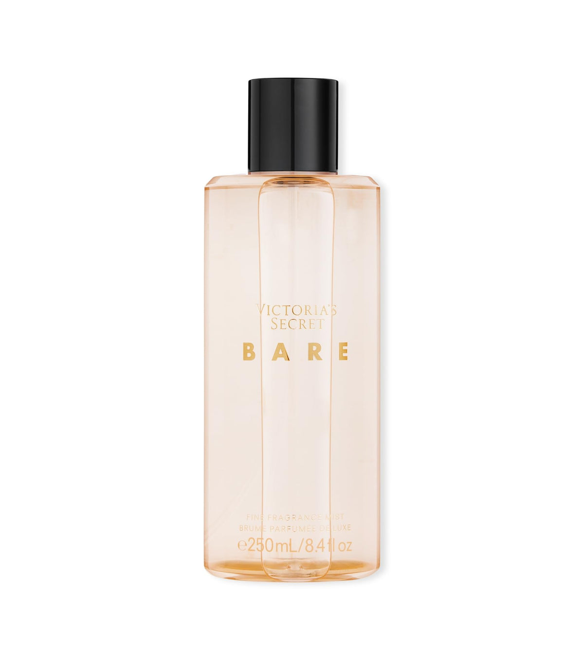 Victoria's Secret Bare fragrance mist bottle front view for quick fragrance refresh.