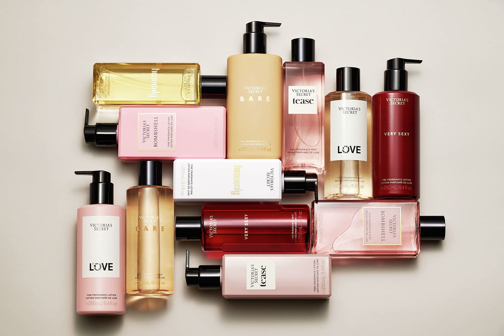 Victoria's Secret Bare detailed label on bottle facilitates layering with lotion.
