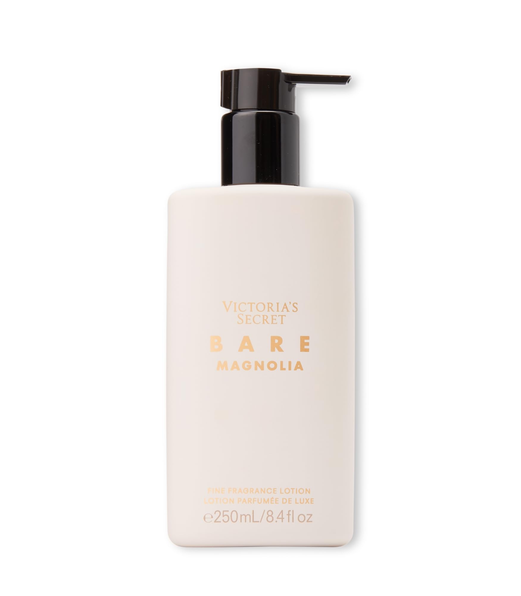 Victoria's Secret Bare Magnolia label close-up, highlighting radiant floral notes for a fresh everyday scent.
