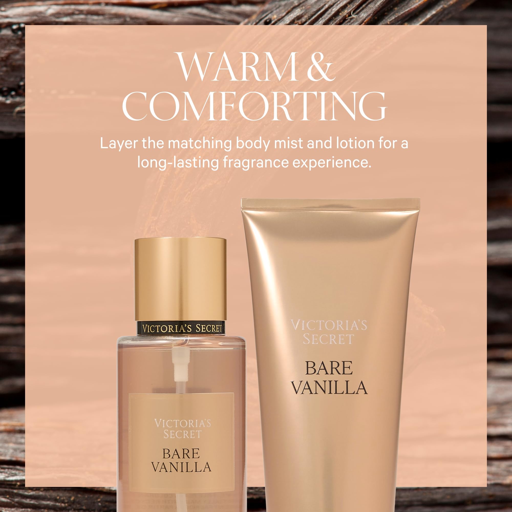 Bare Vanilla Nourishing Lotion cream texture close-up shows quick absorption and smooth skin.