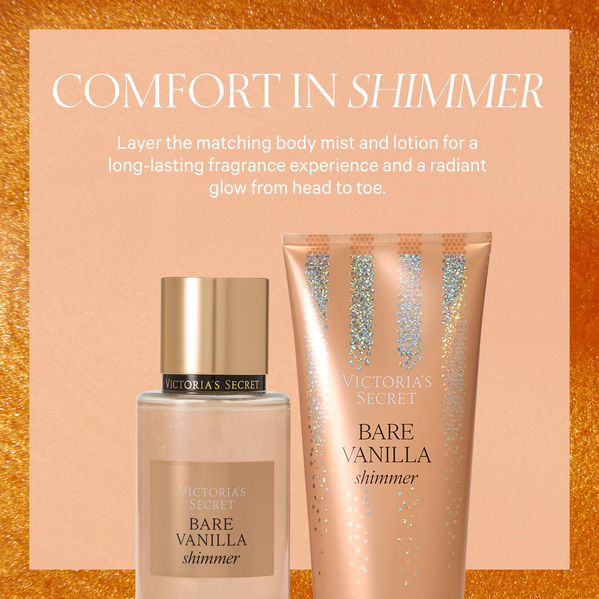 Victoria's Secret Bare Vanilla Shimmer lotion pump enables easy, even application