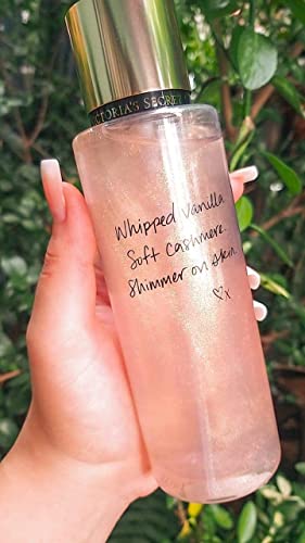 Victoria's Secret Bare Vanilla Shimmer Mist on skin delivers gourmand scent with glow