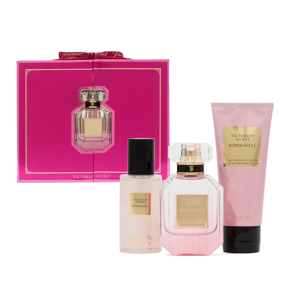 Victoria's Secret Bombshell EDP bottle with fruity floral notes for daytime confidence.