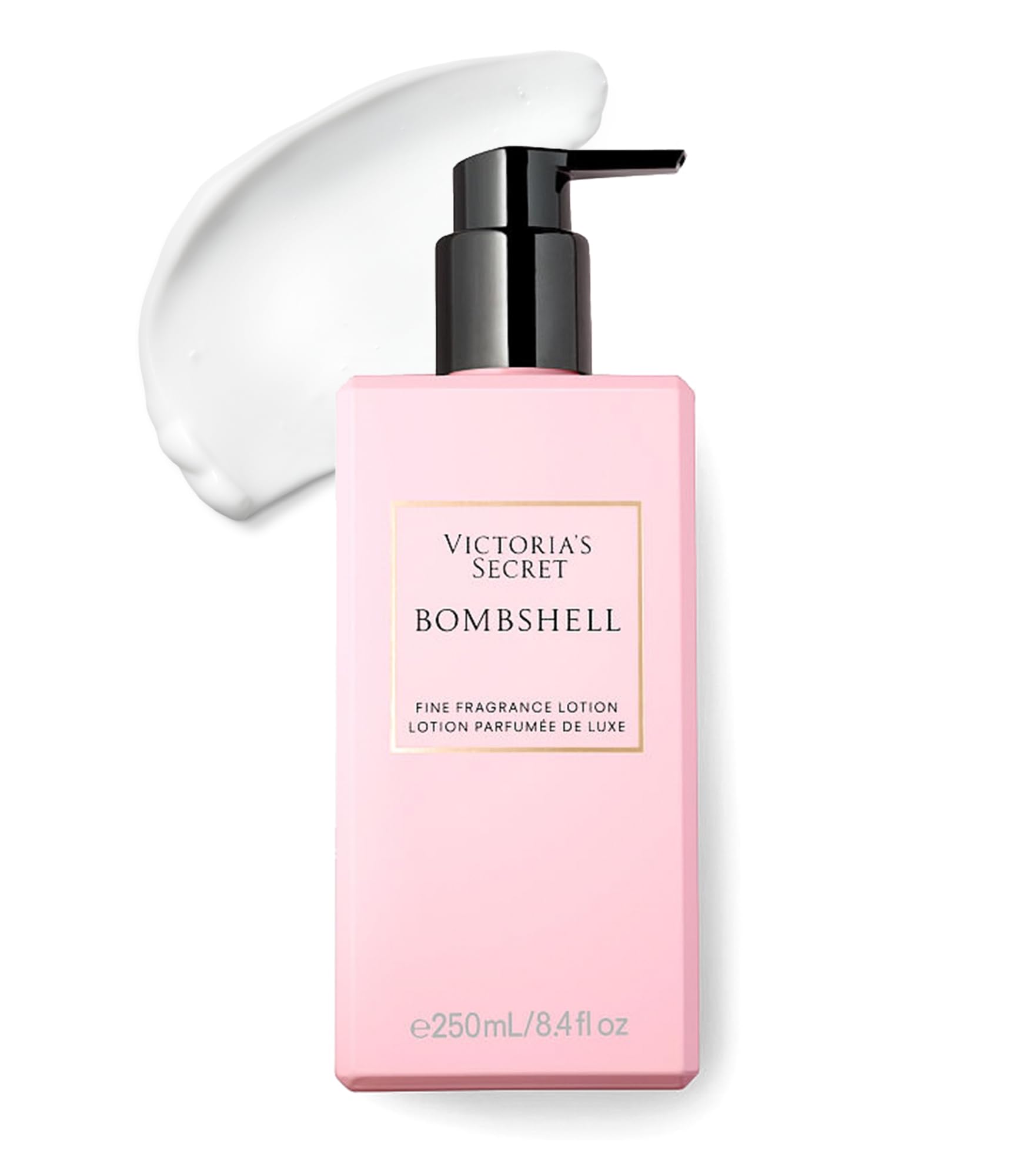 Victoria's Secret Bombshell lotion bottle ready for daily layering