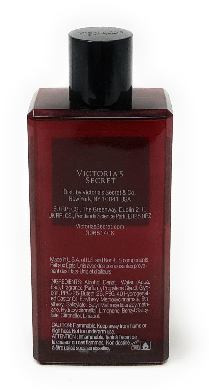 Victoria's Secret Bombshell Midnight spritz-application demonstrates easy daily glamour and scent boost.