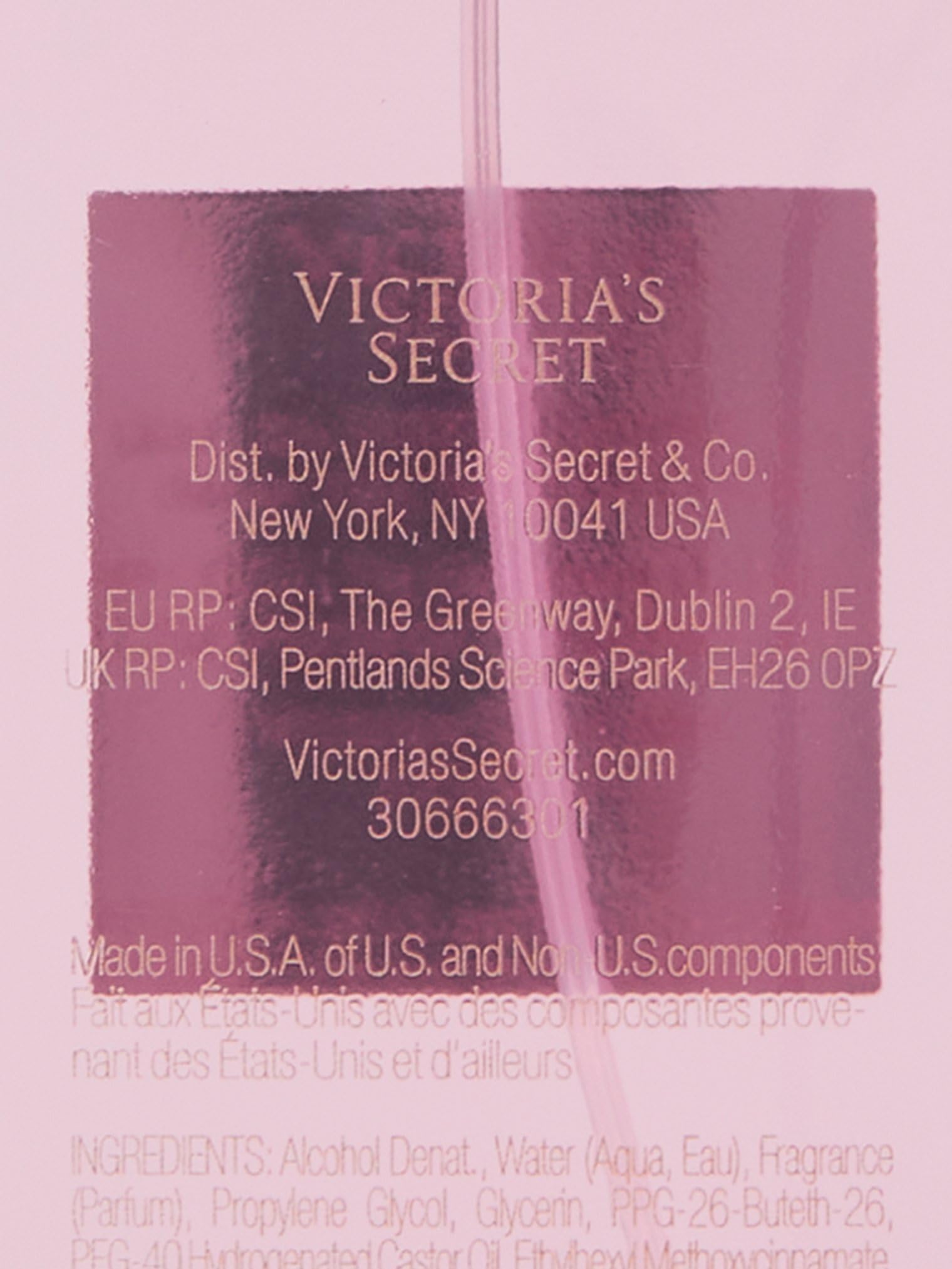 Victoria's Secret Bombshell Mist packaging front view—ideal for gifting or display.