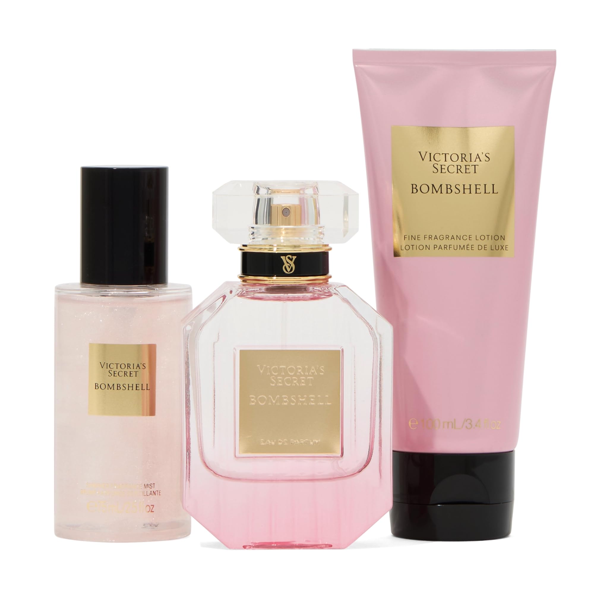 Victoria's Secret Bombshell notes purple passion fruit as a bright, fruity-floral accent.