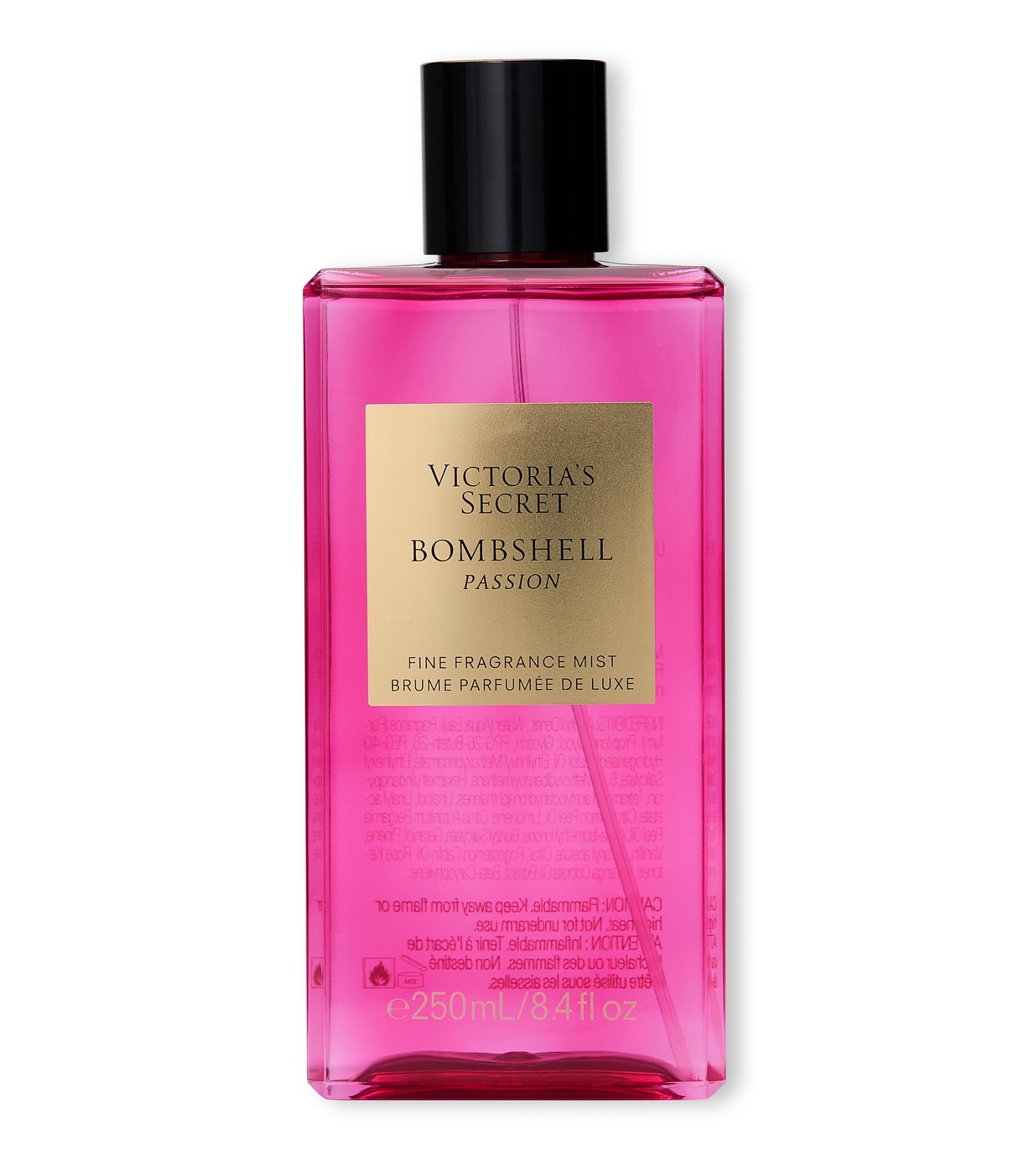 Victoria's Secret Bombshell Passion Mist bottle for an everyday fragrance refresh.