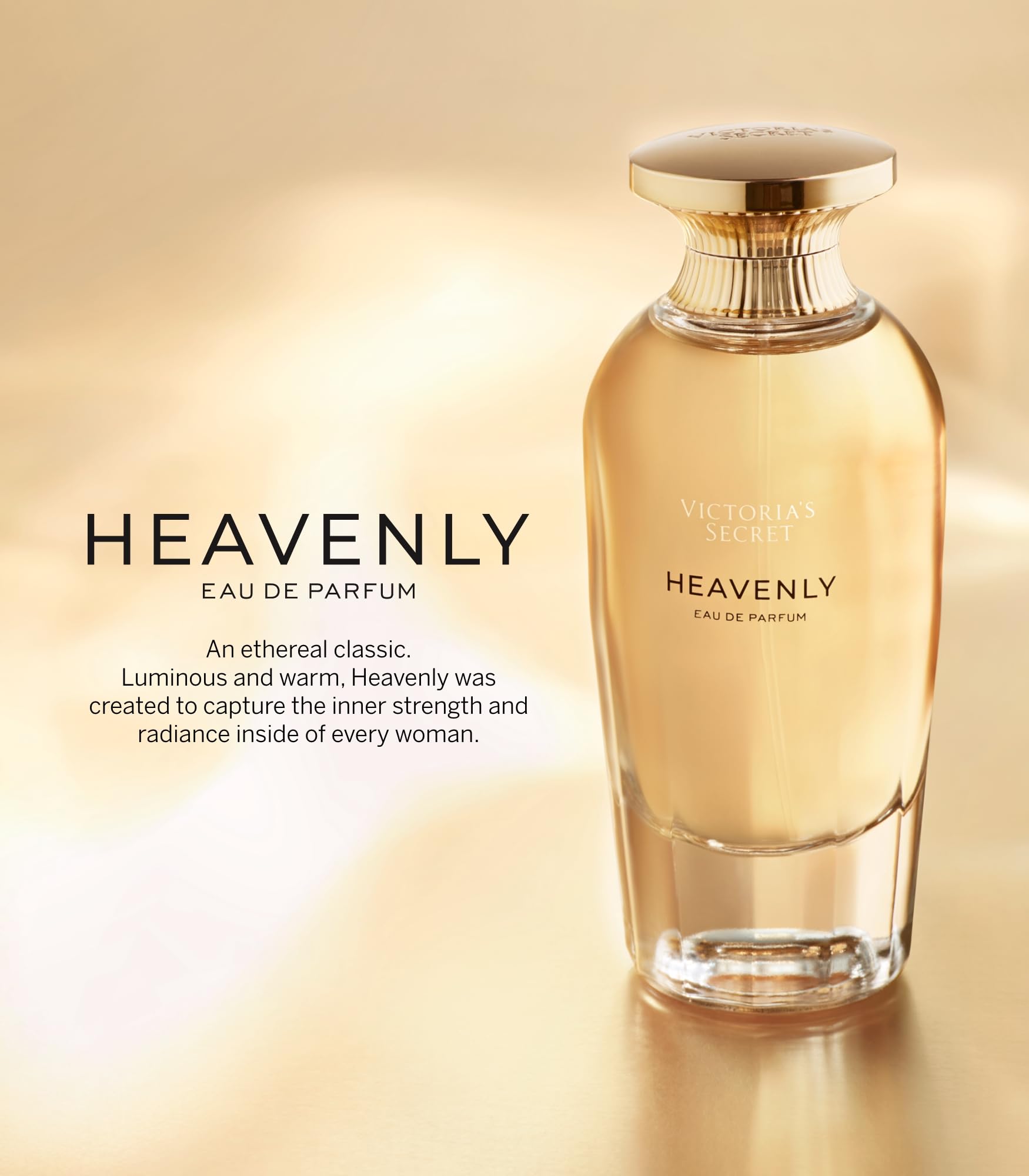 Sandalwood and white peony notes create soft, luminous fragrance in use.