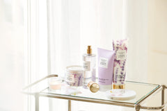 Lotion pump dispenser from Victoria's Secret for easy, mess-free application.