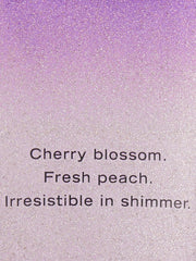 Victoria's Secret Love Spell Shimmer Fragrance Lotion scent notes cherry blossom and fresh peach.