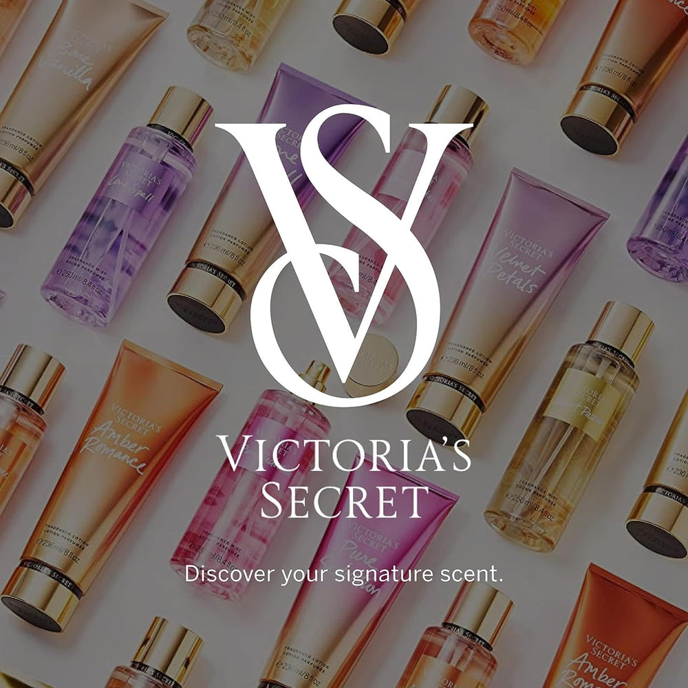 Victoria's Secret Love Spell Shimmer Lotion tube delivers hydrating scent for smooth skin.