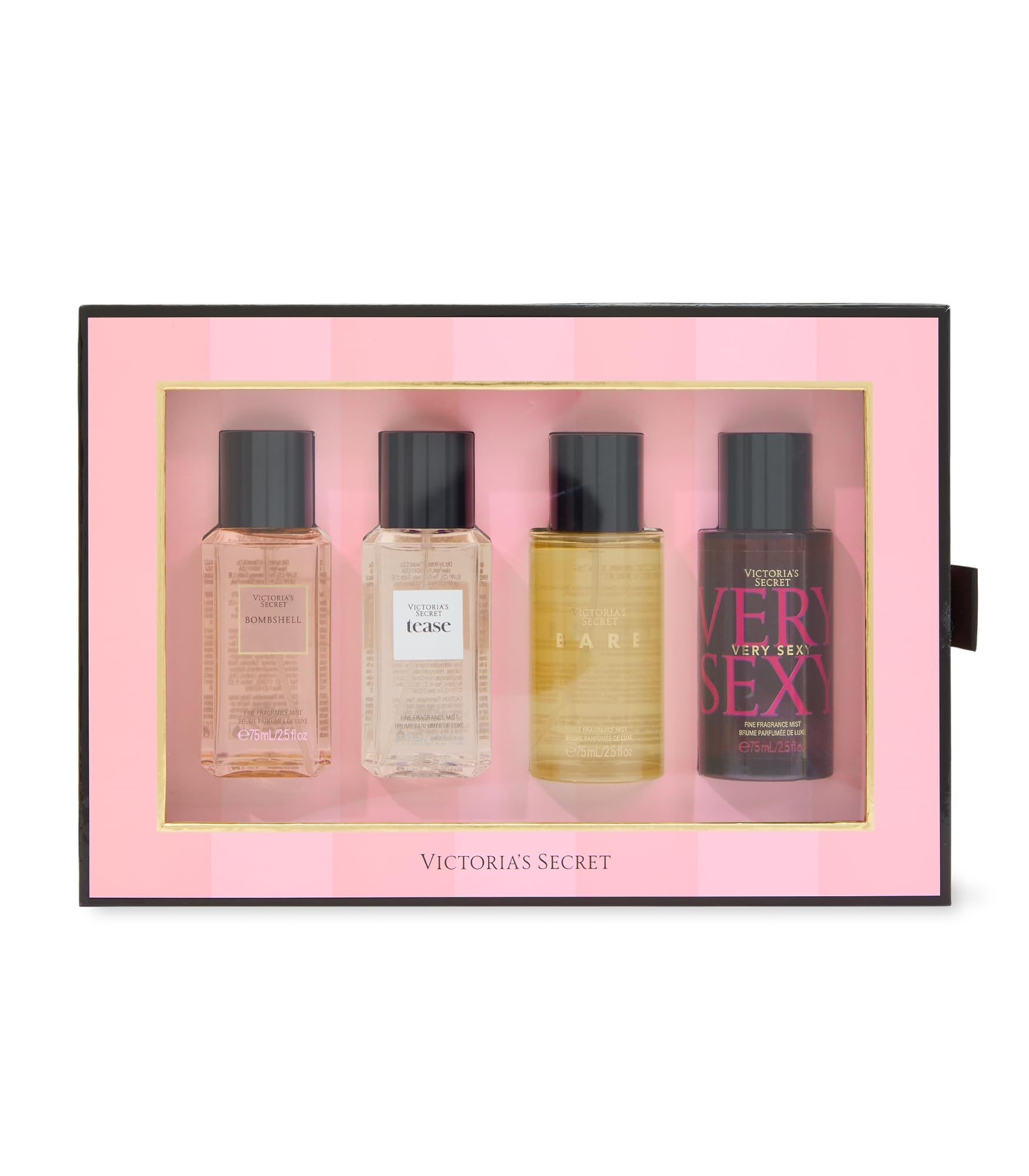 Victoria's Secret mini mist gift set packaging close-up for gifting