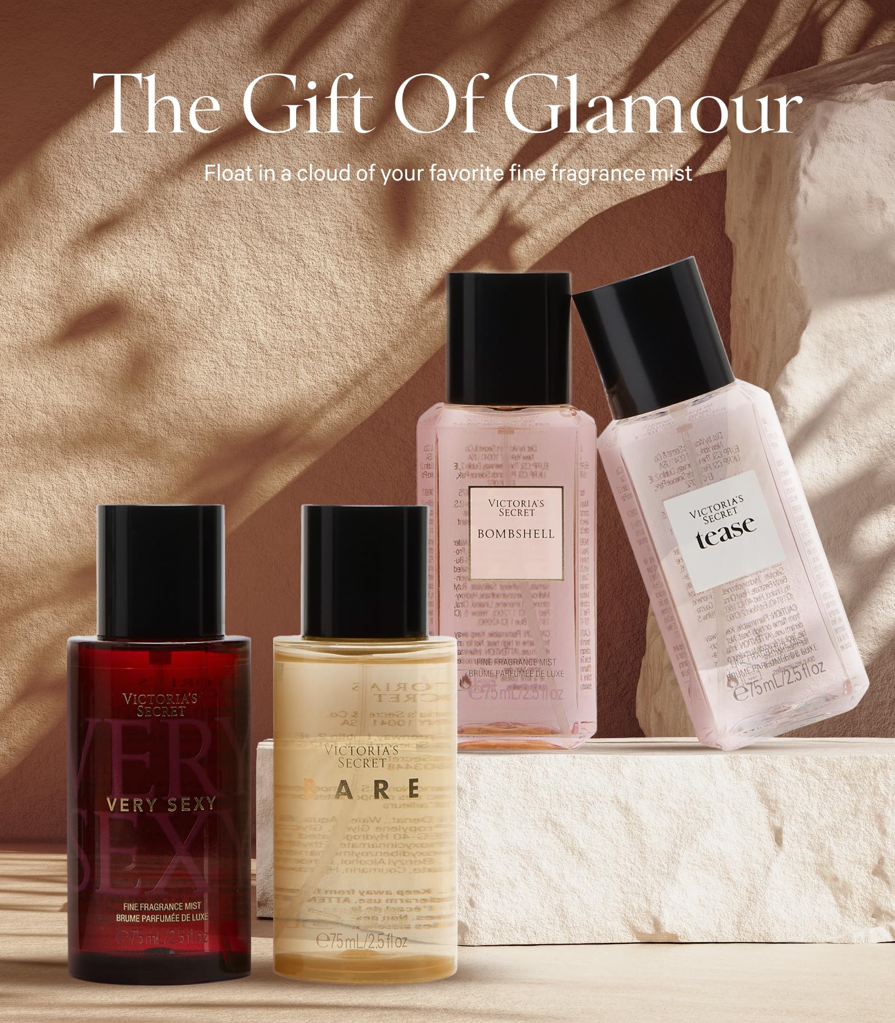 Victoria's Secret mini mist travel-size kit ideal for daily routines