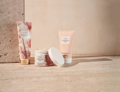 Victoria's Secret Natural Beauty Fragrance Mist paired with lotion for coordinated scent routine inspiration.