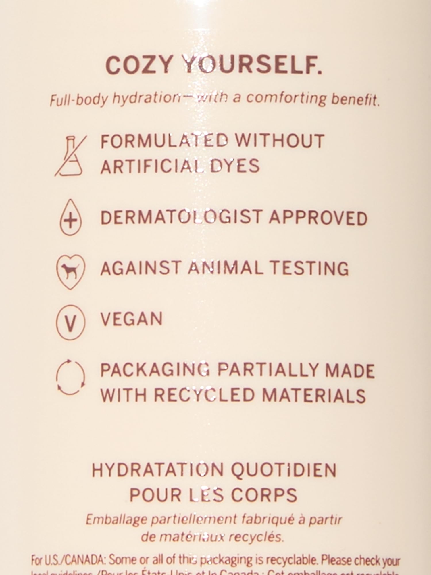 Victoria's Secret PINK Body Lotion Vanilla absorption for fast-drying hydration.