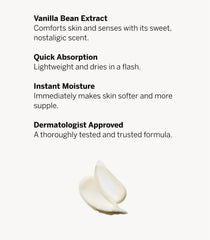 Victoria's Secret PINK Body Lotion Vanilla closeup highlights vanilla scent.