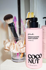 Pink Coco Hydrating apply scene for post shower softness