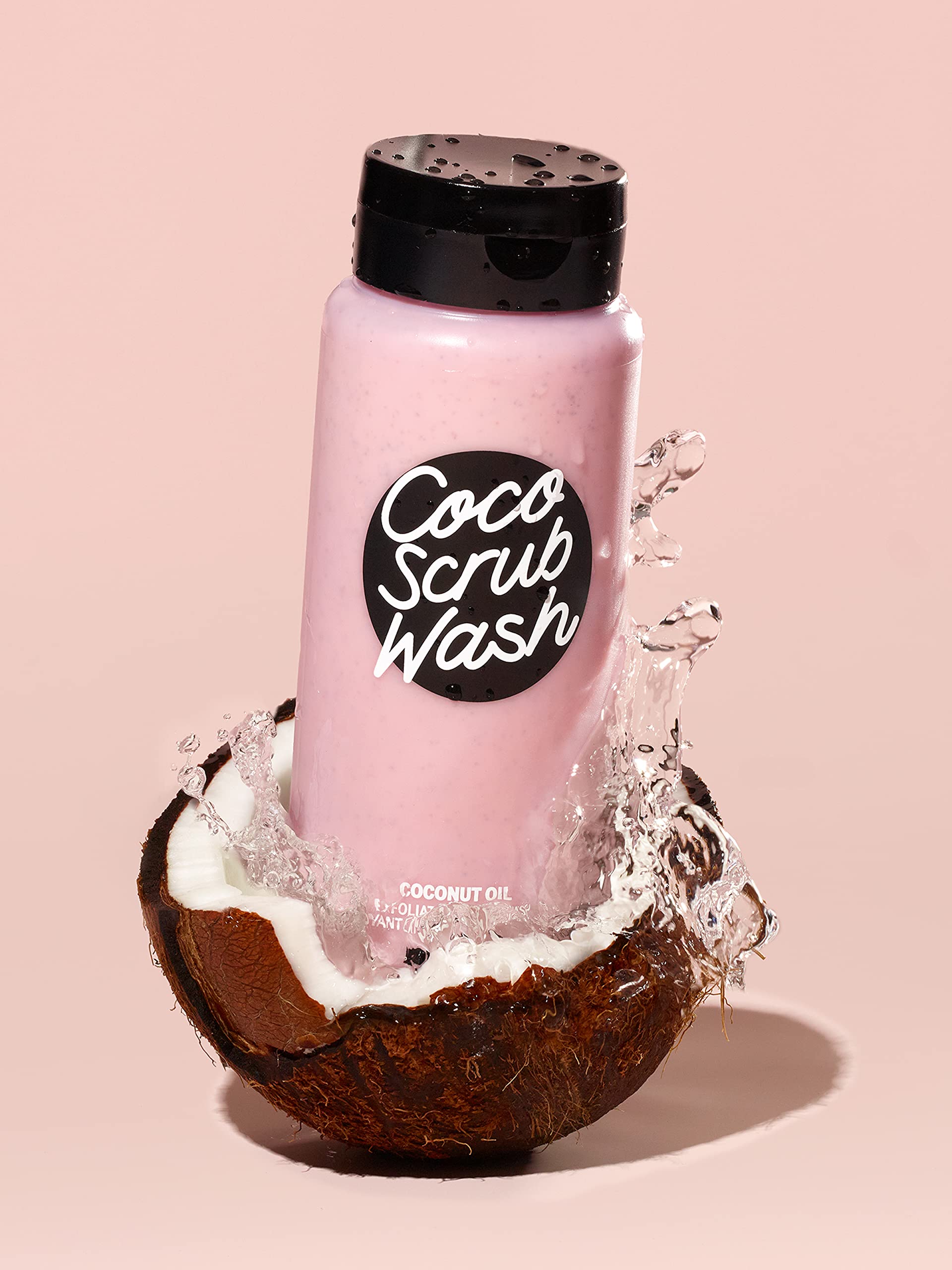 Victoria's Secret Pink Coco Scrub Wash eco bottle helps reduce waste