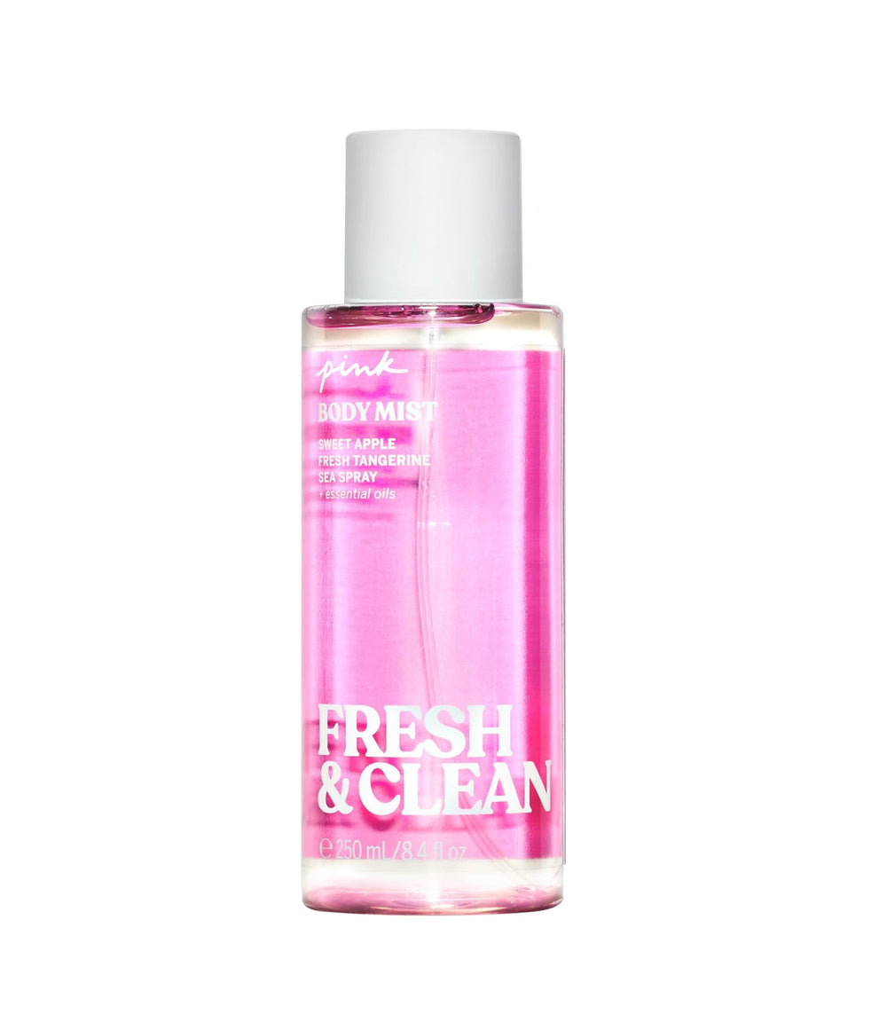 Victoria's Secret Pink Fresh & Clean bottle for all-day freshness.