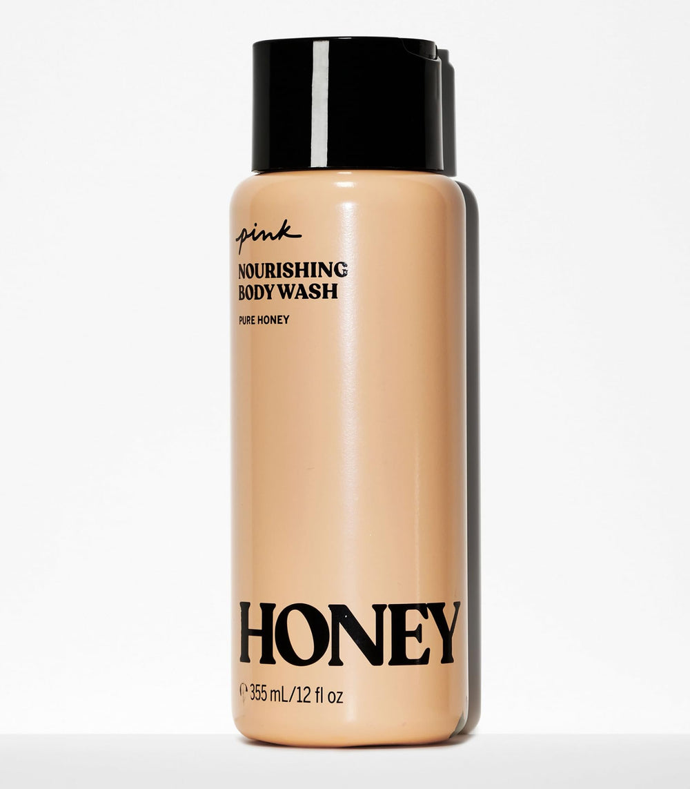 Victoria's Secret Pink Honey Nourishing Gel Body Wash honey infusion for smooth skin.