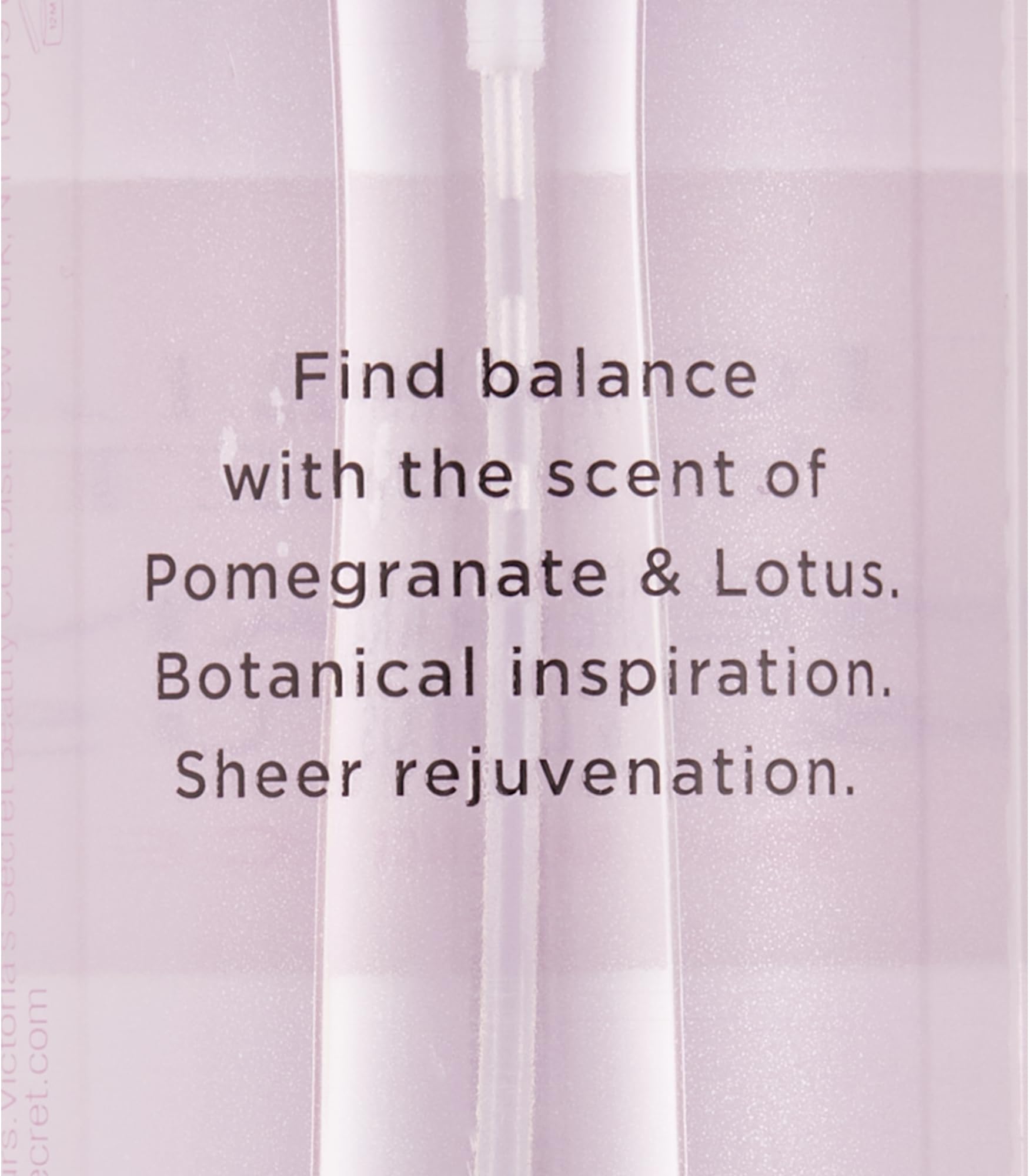 Victoria's Secret Pomegranate & Lotus mist hair and body use adds a delicate scent.