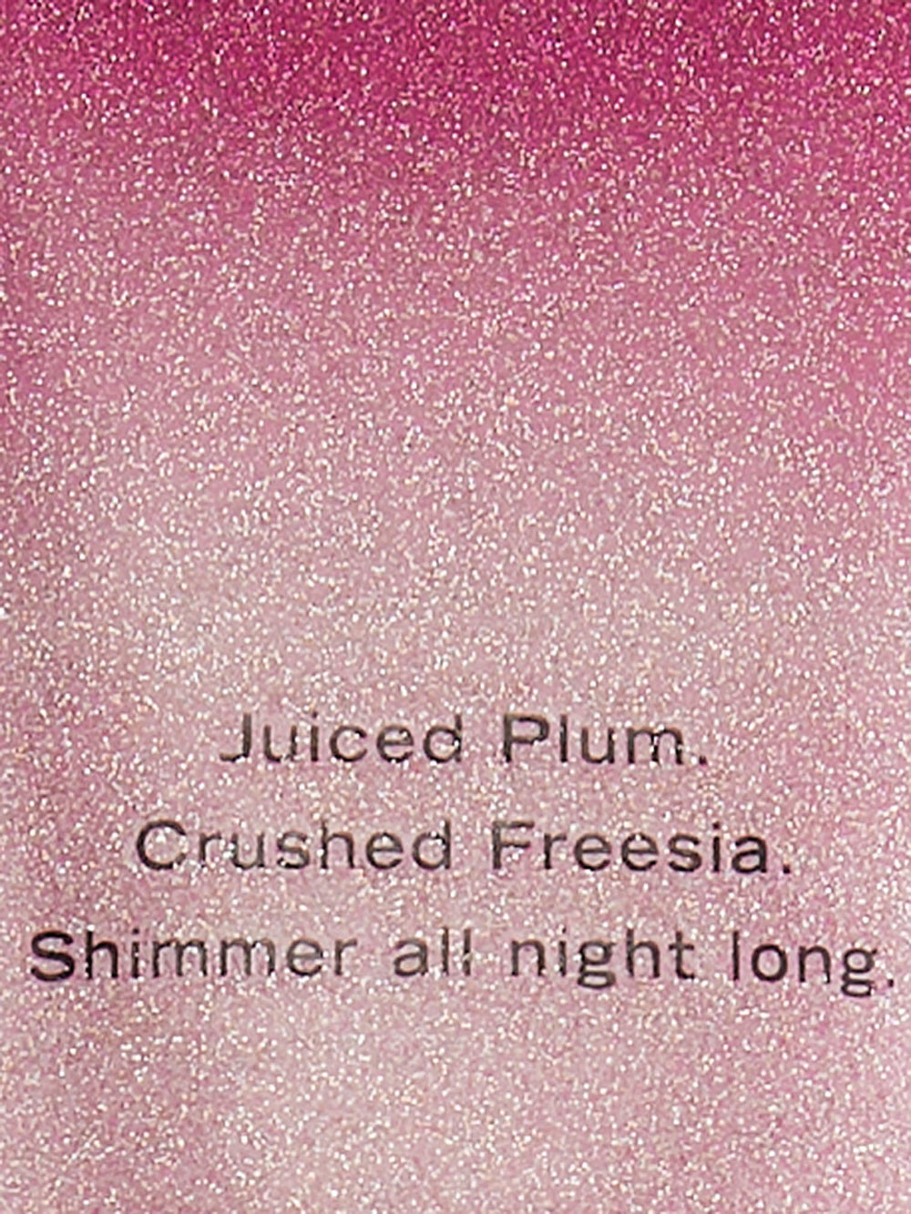 Close-up of shimmering skin with Victoria's Secret Pure Seduction Shimmer lotion