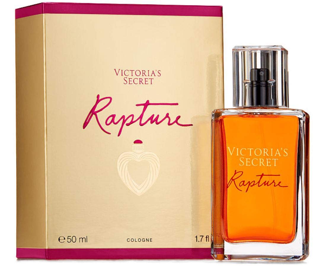 Victoria's Secret Rapture bottle with 2018 rectangle packaging for elegant evenings.