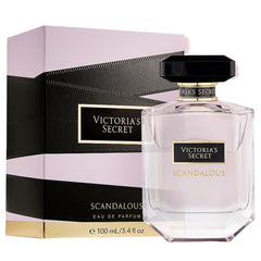 Victoria's Secret Scandalous perfume bottle closeup highlighting amber glass for evening wear