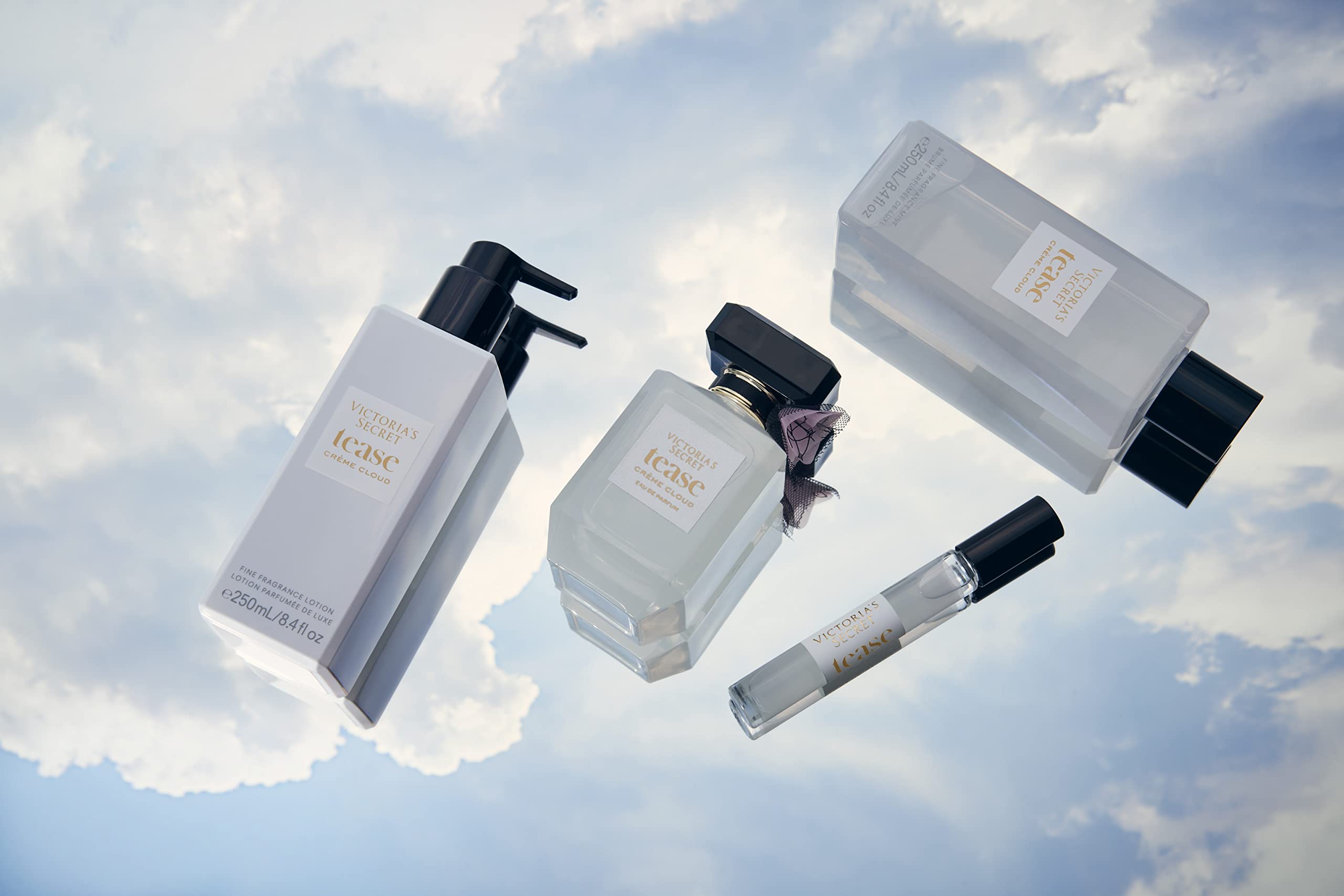 Victoria's Secret Tease Crème Cloud Mist spray for quick, light application.