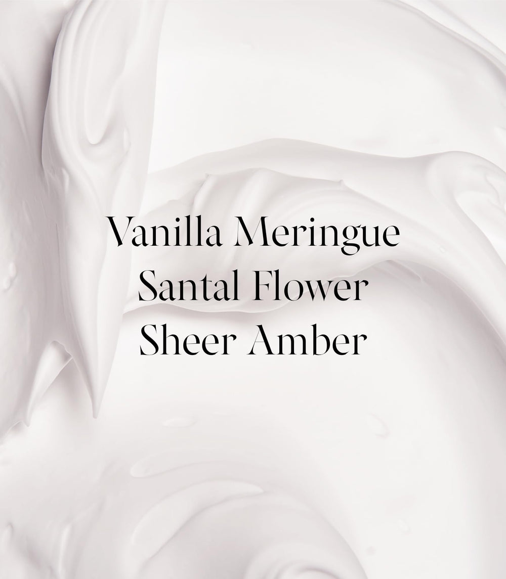 Victoria's Secret Tease Creme Cloud santal flower detail adds warmth and subtle allure
