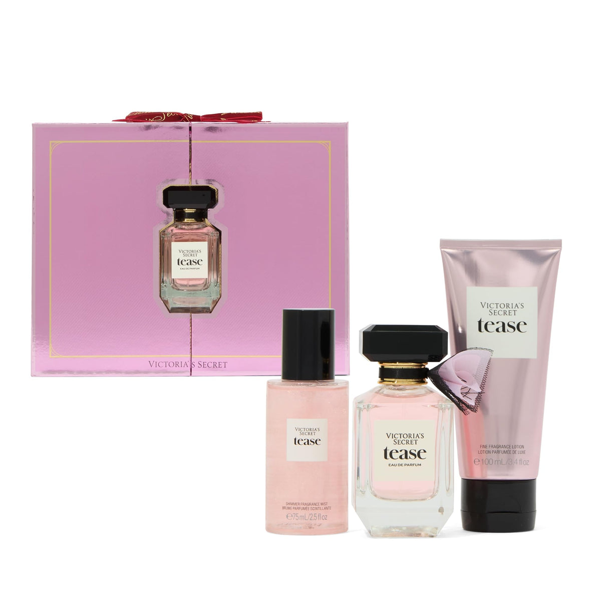 Victoria's Secret Tease eau de parfum bottle ready for on-the-go glamour
