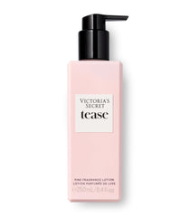 Victoria's Secret Tease fragrance lotion cream swirl demonstrating smooth coverage