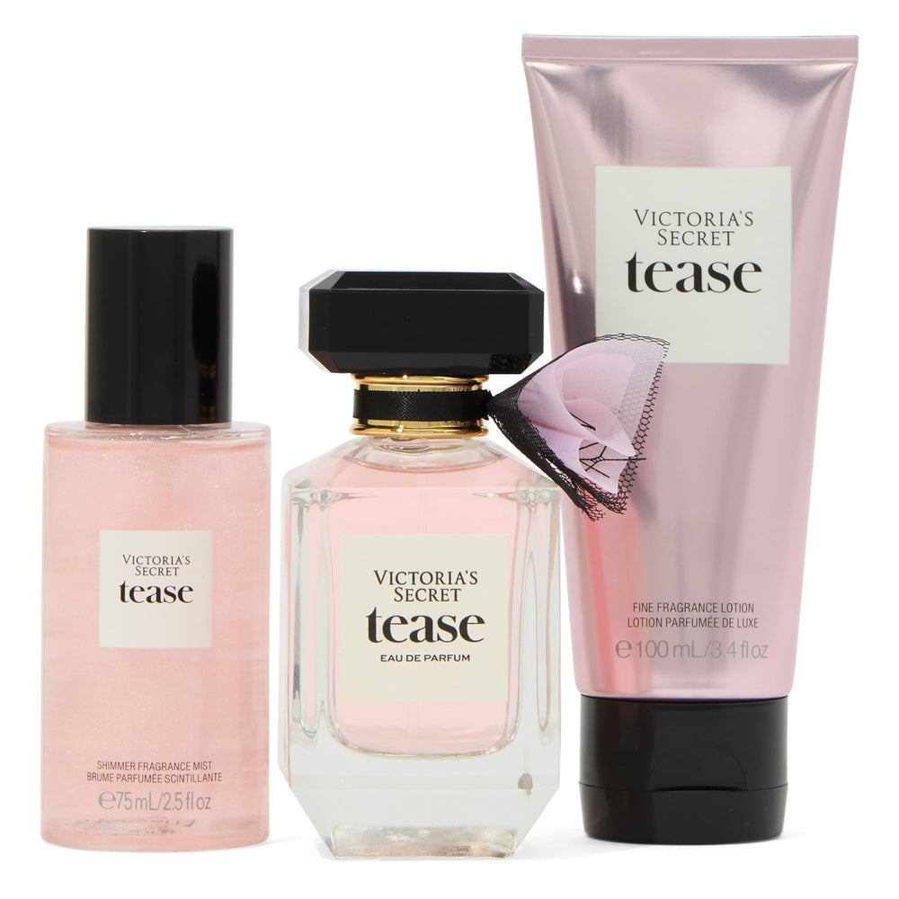 Victoria's Secret Tease gift-set box displayed, perfect for gifting on special occasions