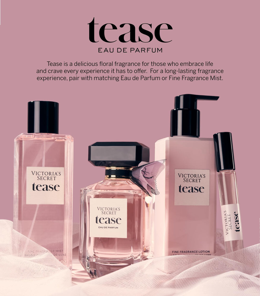 Victoria's Secret Tease Mist with lotion layering for extended scent experience