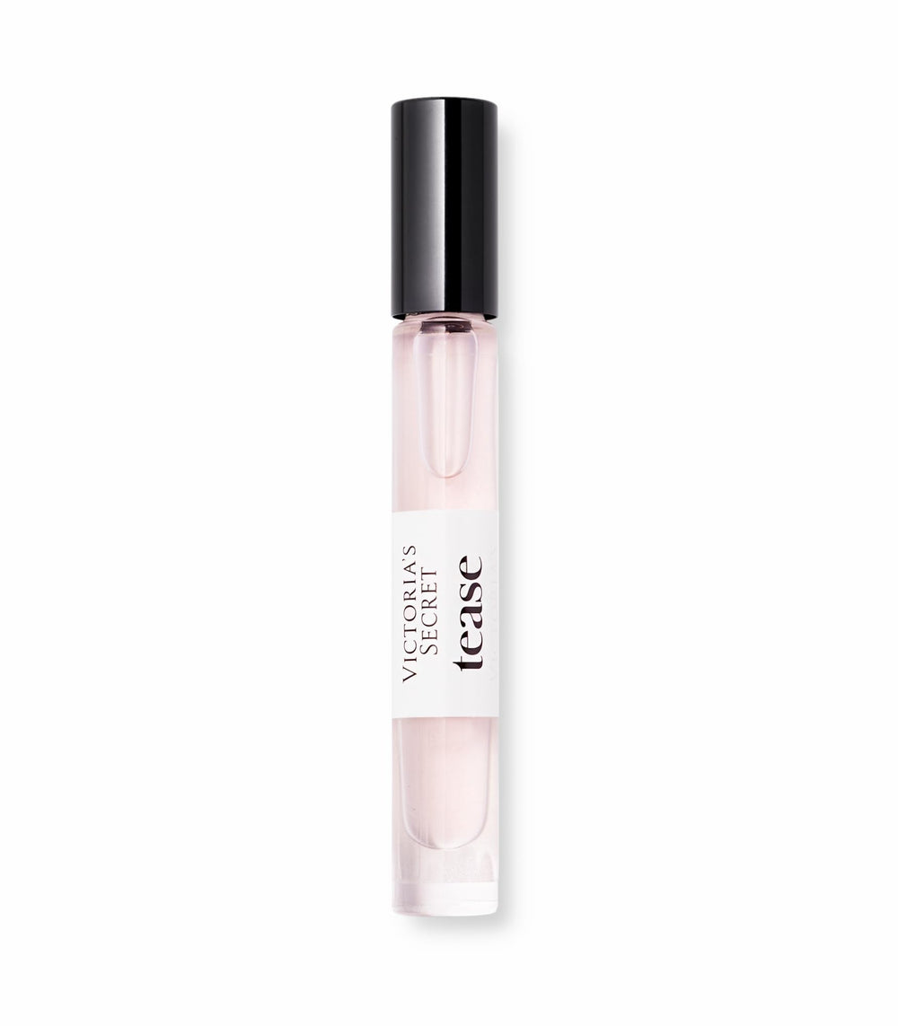 Compact Tease travel spray packaging ideal for carry-on storage.