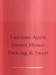 Victoria's Secret Temptation Mist packaging with Desert Flower motif