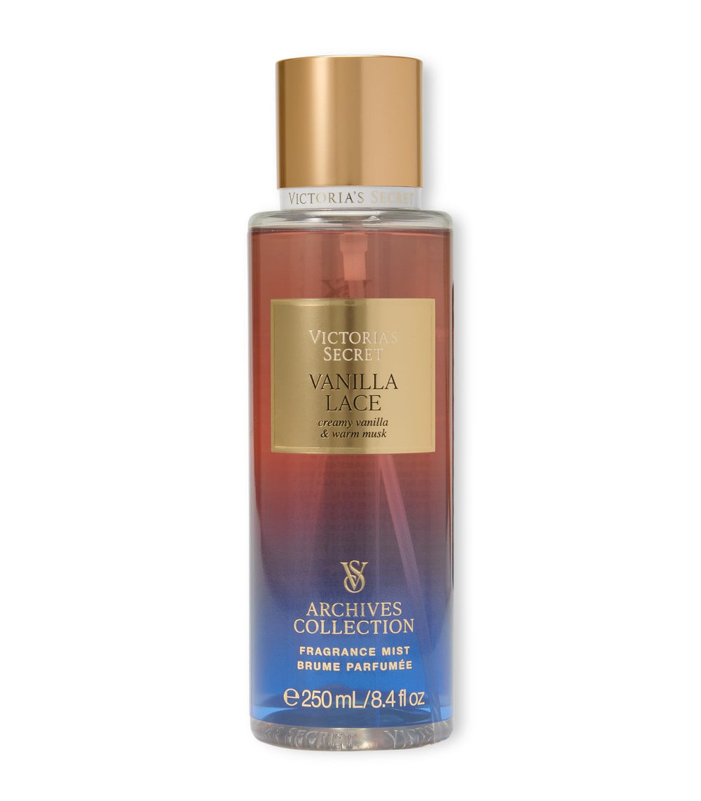 Victoria's Secret Vanilla Lace mist bottle showing creamy vanilla and warm musk