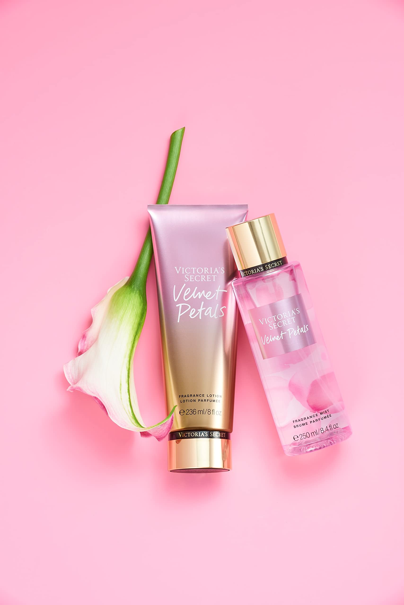 Victoria's Secret Velvet Petals Lotion texture close-up shows smooth moisturizing cream.