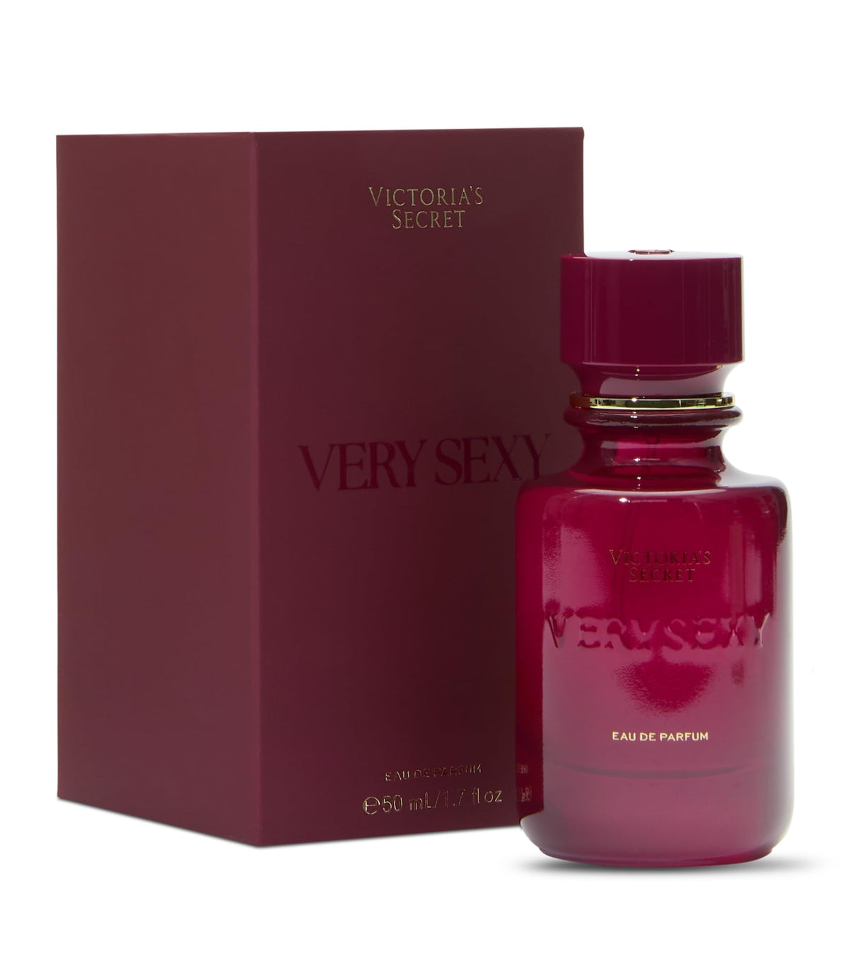 Victoria's Secret Very Sexy EDP bottle front view showcases sultry warmth and notes for evening wear.