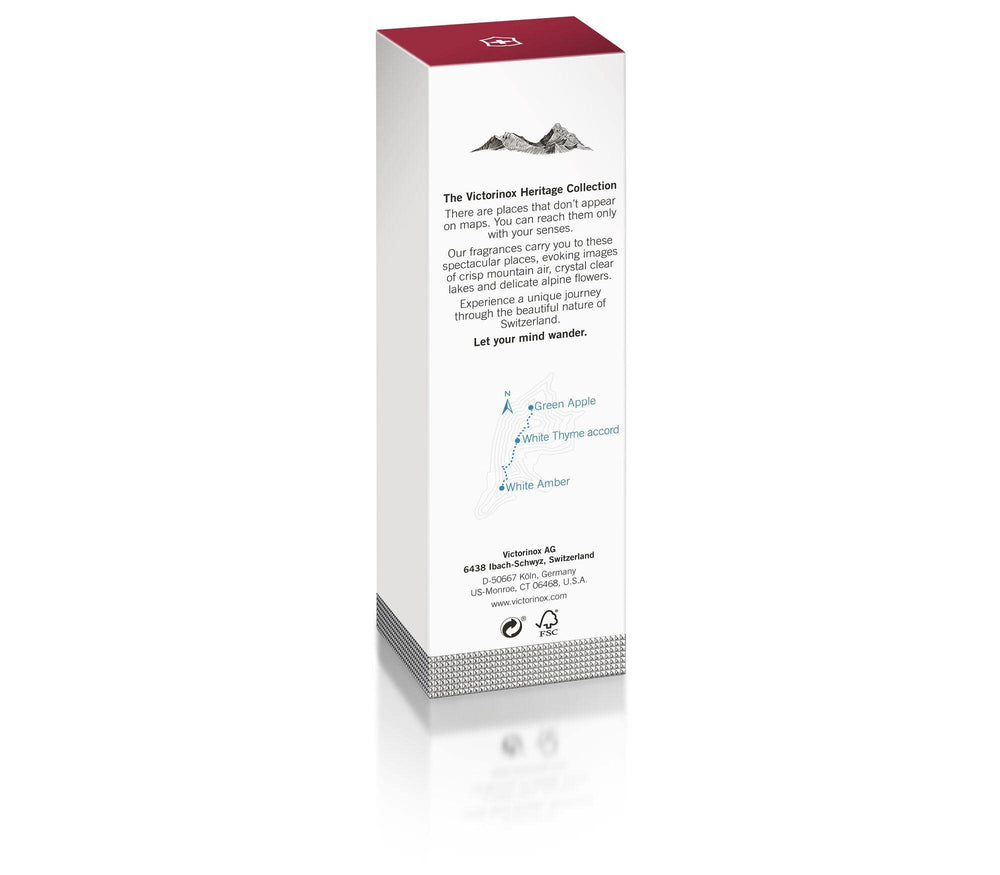 Victorinox Swiss Army Sport EDT daily-use packaging scene emphasizes practical, versatile fragrance for men.