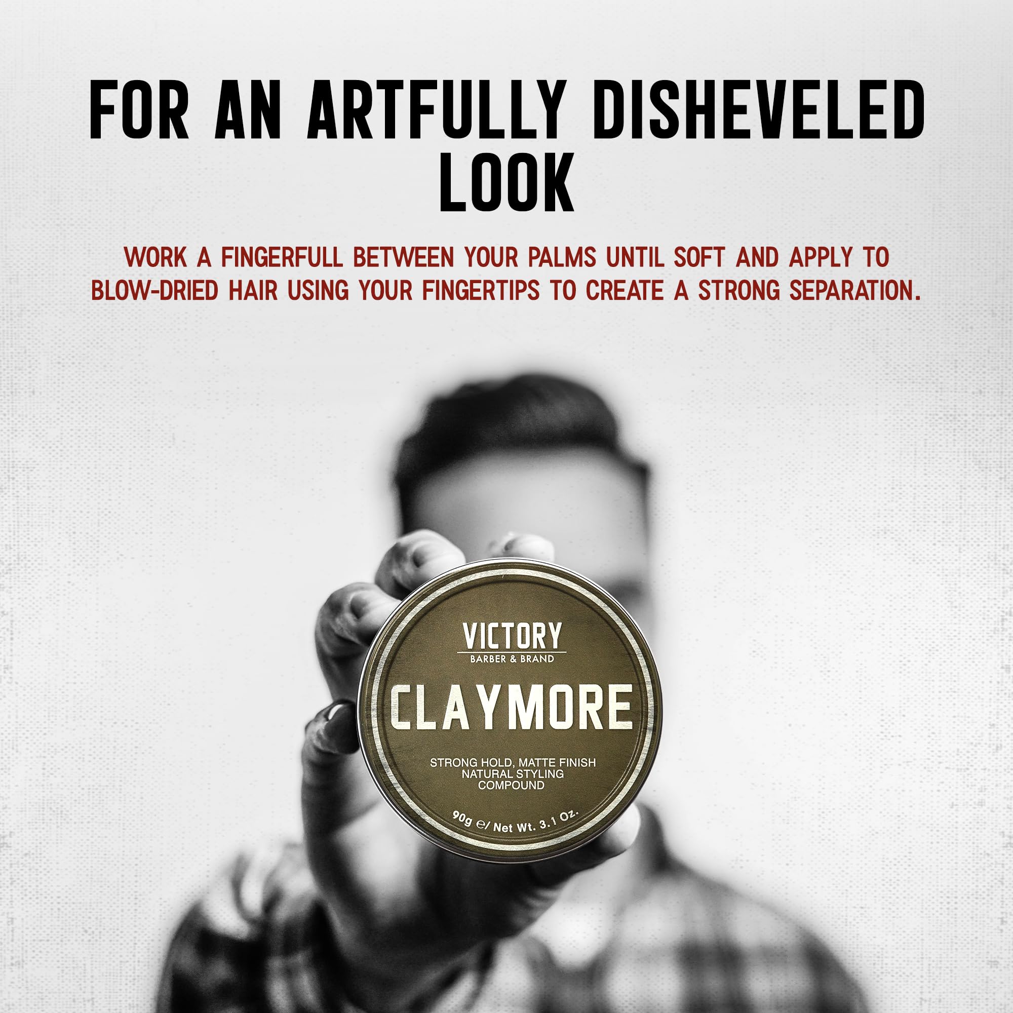 Made-in-USA label on Claymore packaging and jar