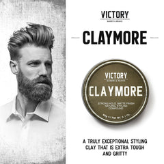 Claymore strong-hold styling in mid-day use
